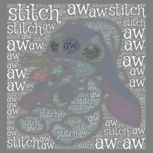  sleepy stitch word cloud art