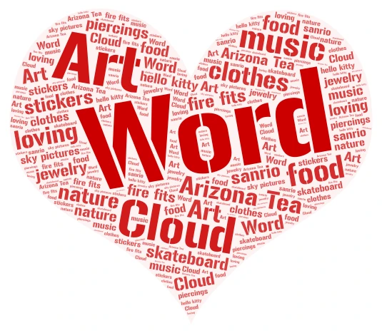 word art word cloud art