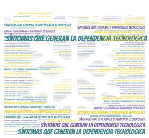 dependencia tecnologica word cloud art