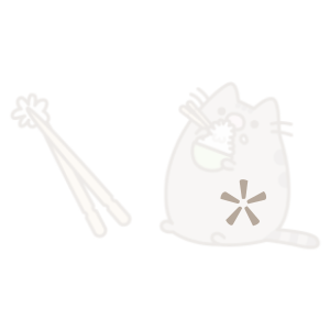 Copy of fat cute cat eats rice word cloud art