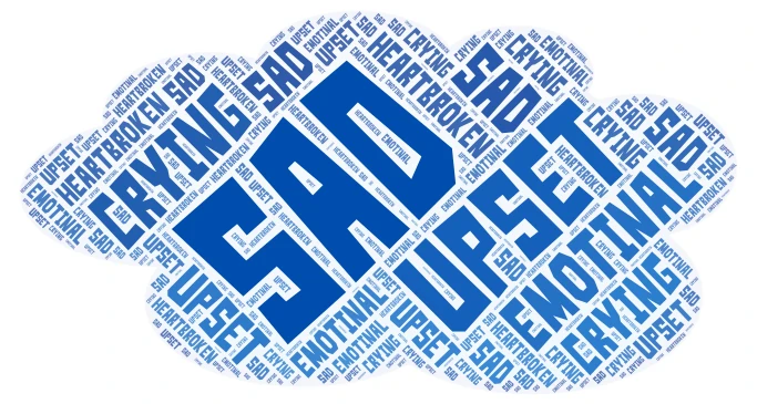 emontions word cloud art