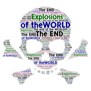 The End Of The Human Race, Will It Come??? word cloud art