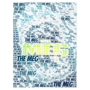 The Movie The Meg word cloud art