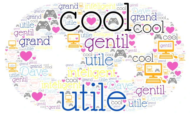 Papa word cloud art