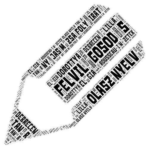 szófelhő word cloud art