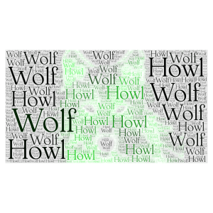 Wolf #sick word cloud art