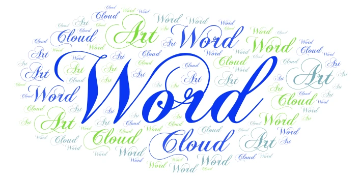 defalt word cloud art