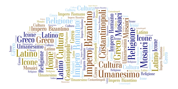 Impero Bizantino word cloud art