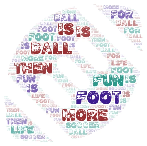 hiii word cloud art