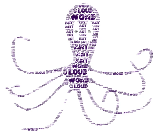Καλοκαιρινό συννεφόλεξο word cloud art