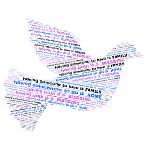 Copy of having somewhere to go is home having someone to  is love  having both i word cloud art