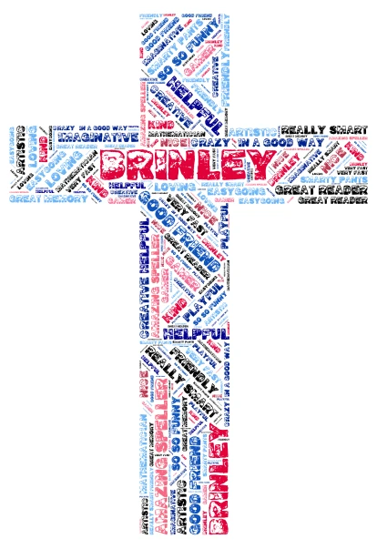 Brinley word cloud art