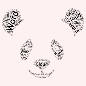 pan word cloud art