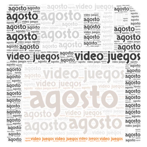 agosto word cloud art