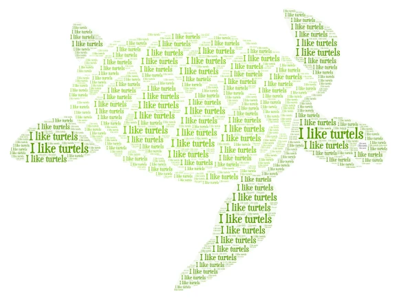 tortas word cloud art