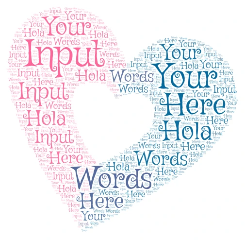 Admmi word cloud art