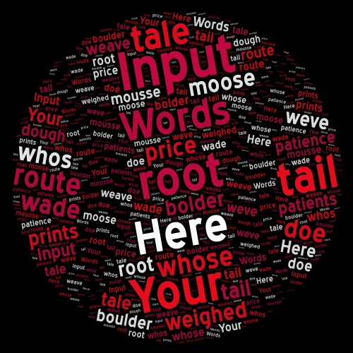 u6w2 word cloud art