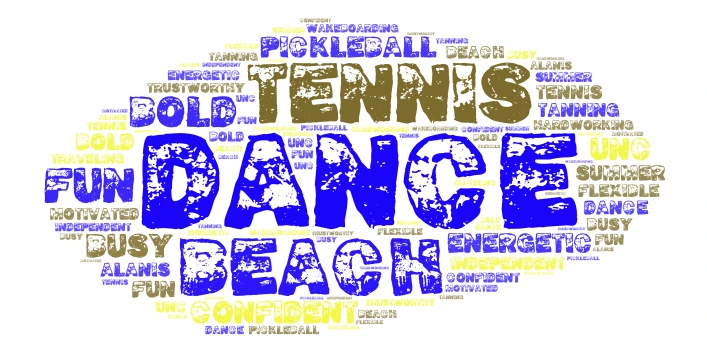 Word Wall word cloud art