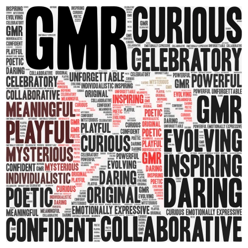 GMR word cloud art