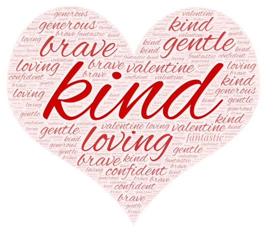 Quinn's Heart word cloud art