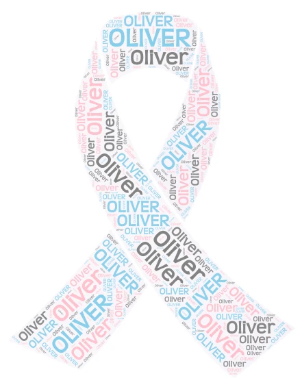 Oliver  word cloud art