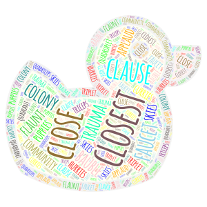 Rubber Ducky with Jimmy and Bob and me...!!!??? word cloud art