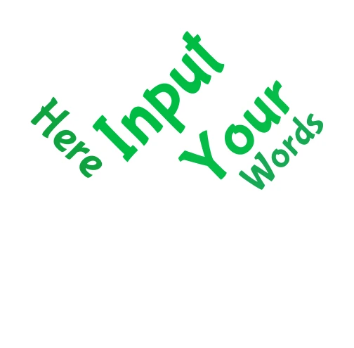 albero di parole word cloud art