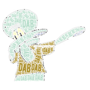 squiddy can DAB word cloud art