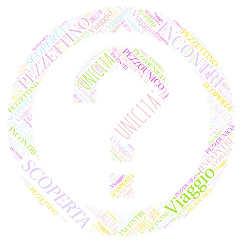 PAROLE TRATTE DALL' ALBO ILLUSTRATO "PEZZETTINO" word cloud art