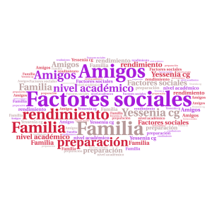 Factores sociales  word cloud art