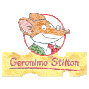 Geronimo Stilton word cloud art
