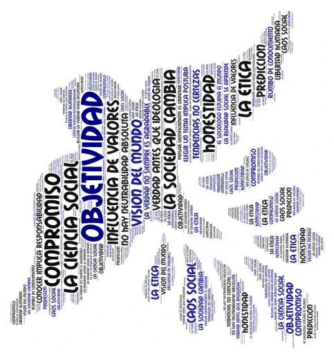 sociologia word cloud art