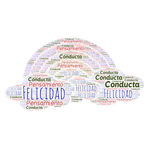 Caligrama word cloud art