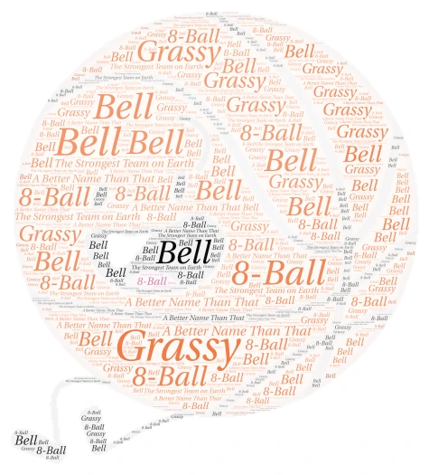 Basketball(BFB) word cloud art