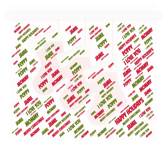 Jaxson word cloud art