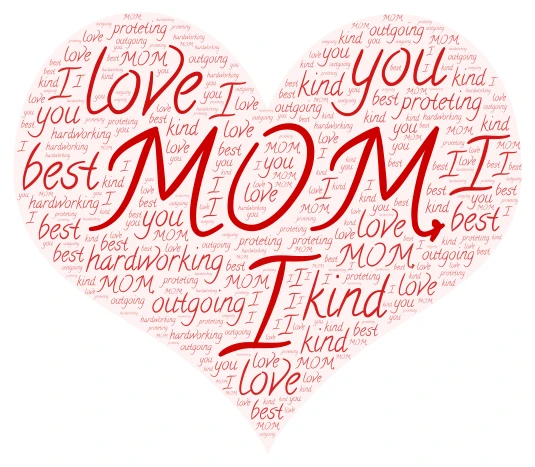 best mom word cloud art