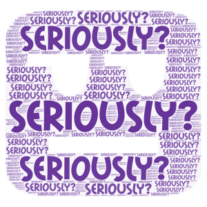 seriously? word cloud art