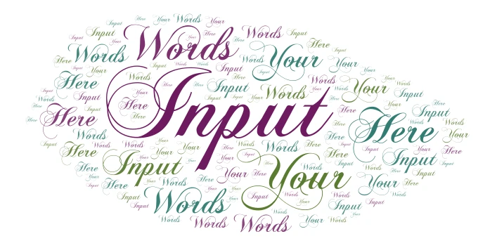 Hyyujvft word cloud art