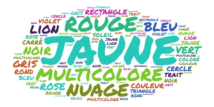 rouge word cloud art