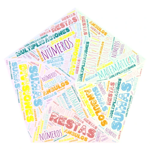 matematicas word cloud art