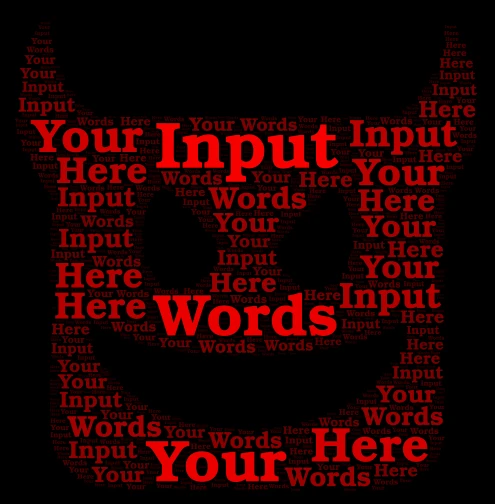 deiv word cloud art