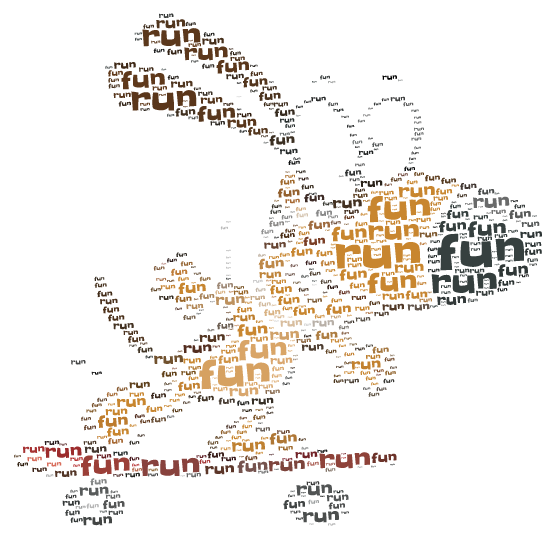 fun word cloud art