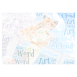 Anime Girl word cloud art