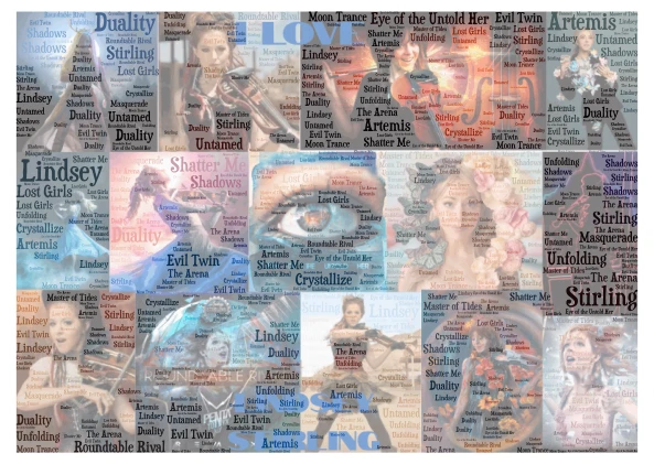 Lindsey Stirling Collage word cloud art