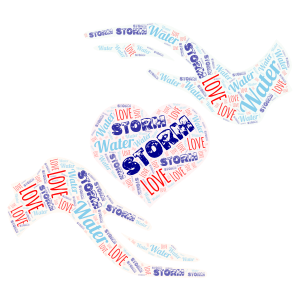 Finding Someplace word cloud art