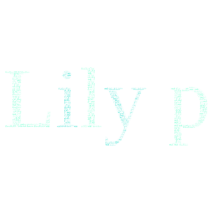 Lily P word cloud art