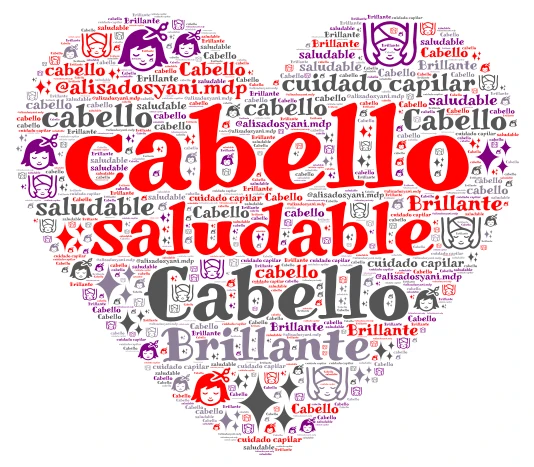 Cabello Limpio y Prolijo word cloud art