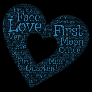 Love and Marriage word cloud art