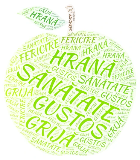SĂNĂTATE word cloud art