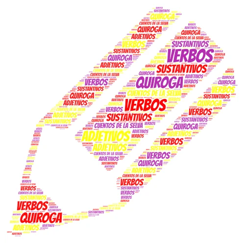 Dante y Agustina word cloud art